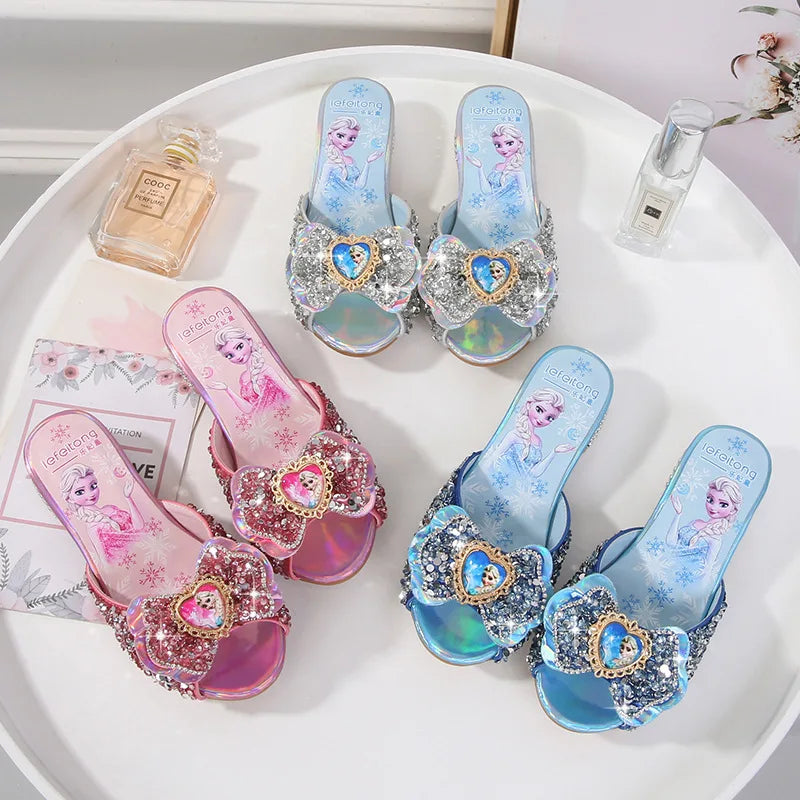 Frozen Elsa Blue Fashionable High Heels