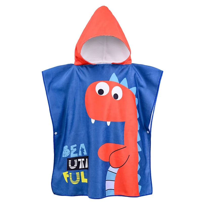 Dino Hooded Beach Towel 0-8 Years