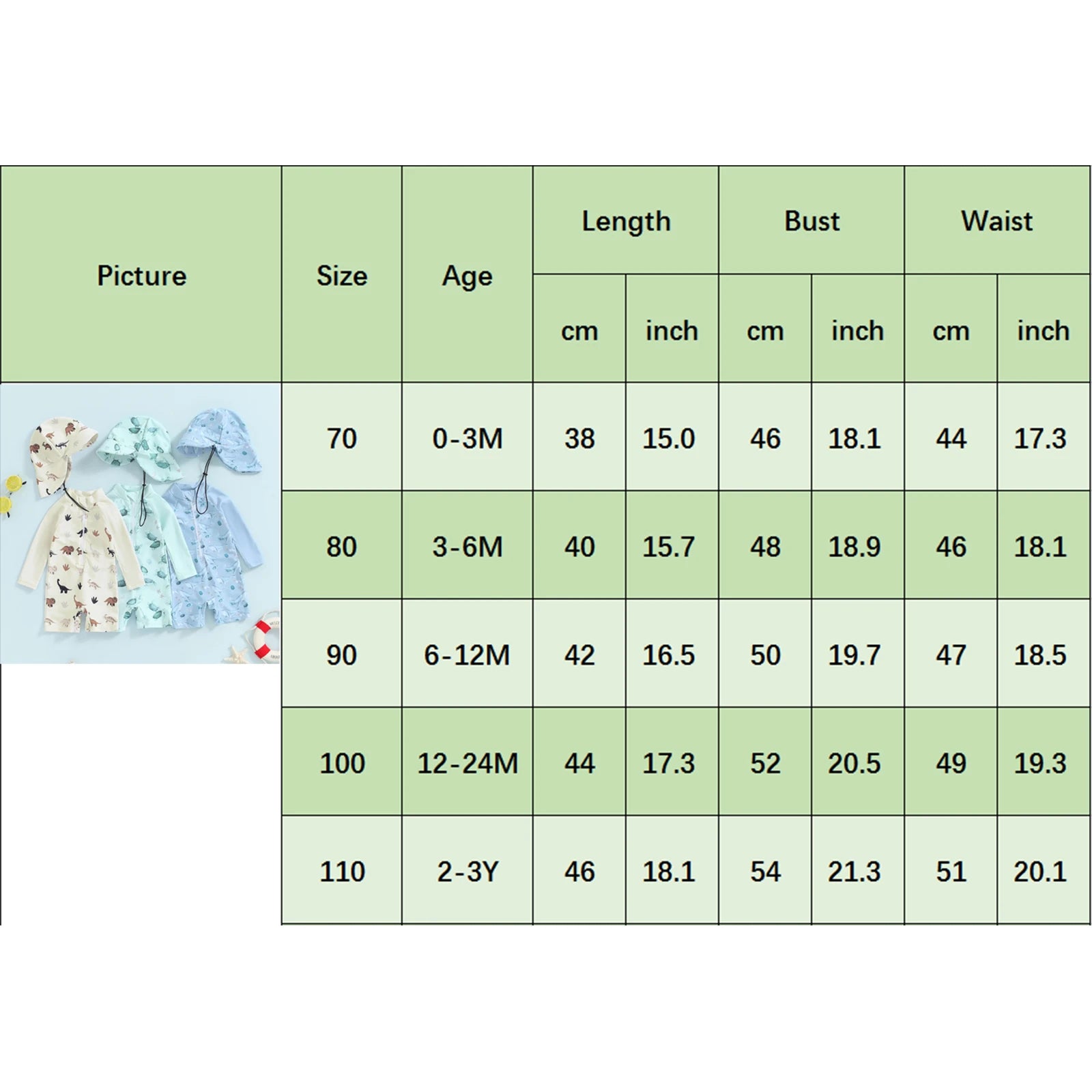 Baby Boy Whale Print Swimwear