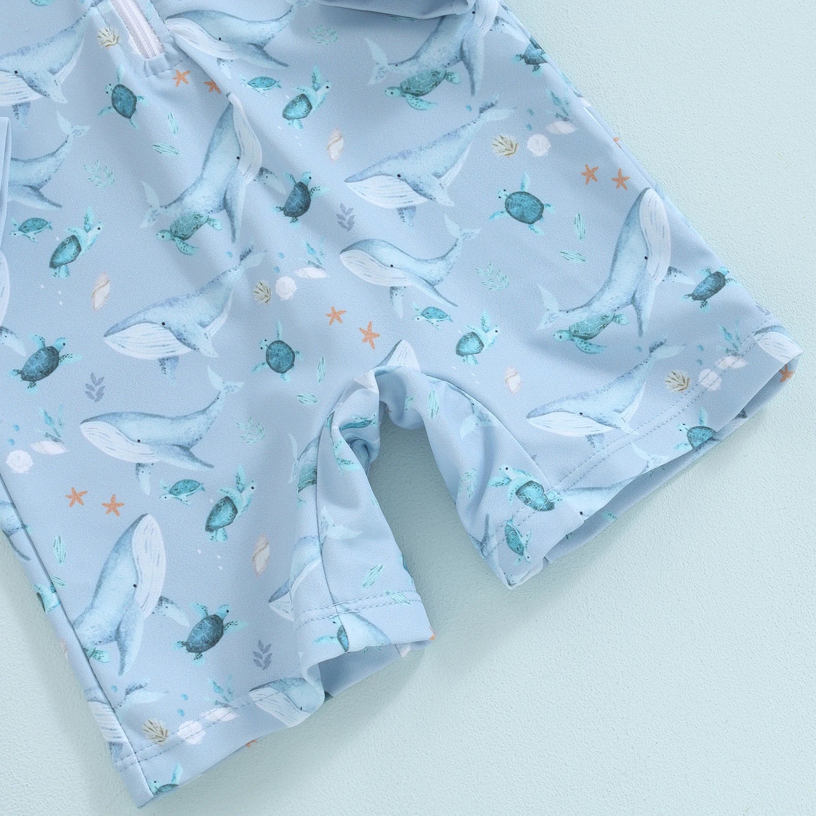 Baby Boy Whale Print Swimwear