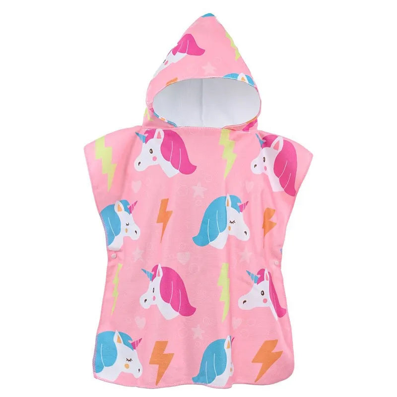 Princess Unicorn Hooded Beach Towel 0-8 Years