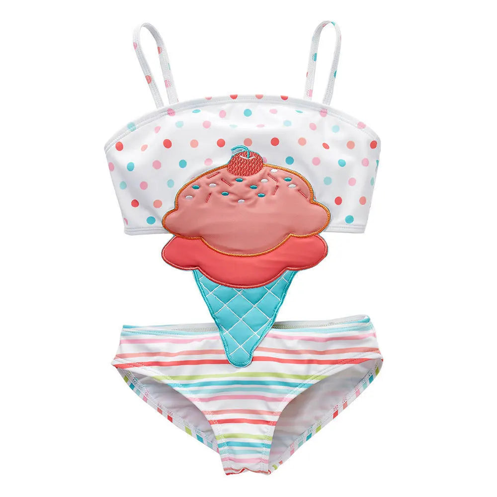 Ice cream 1-7Y One Piece Bikini Swimmers