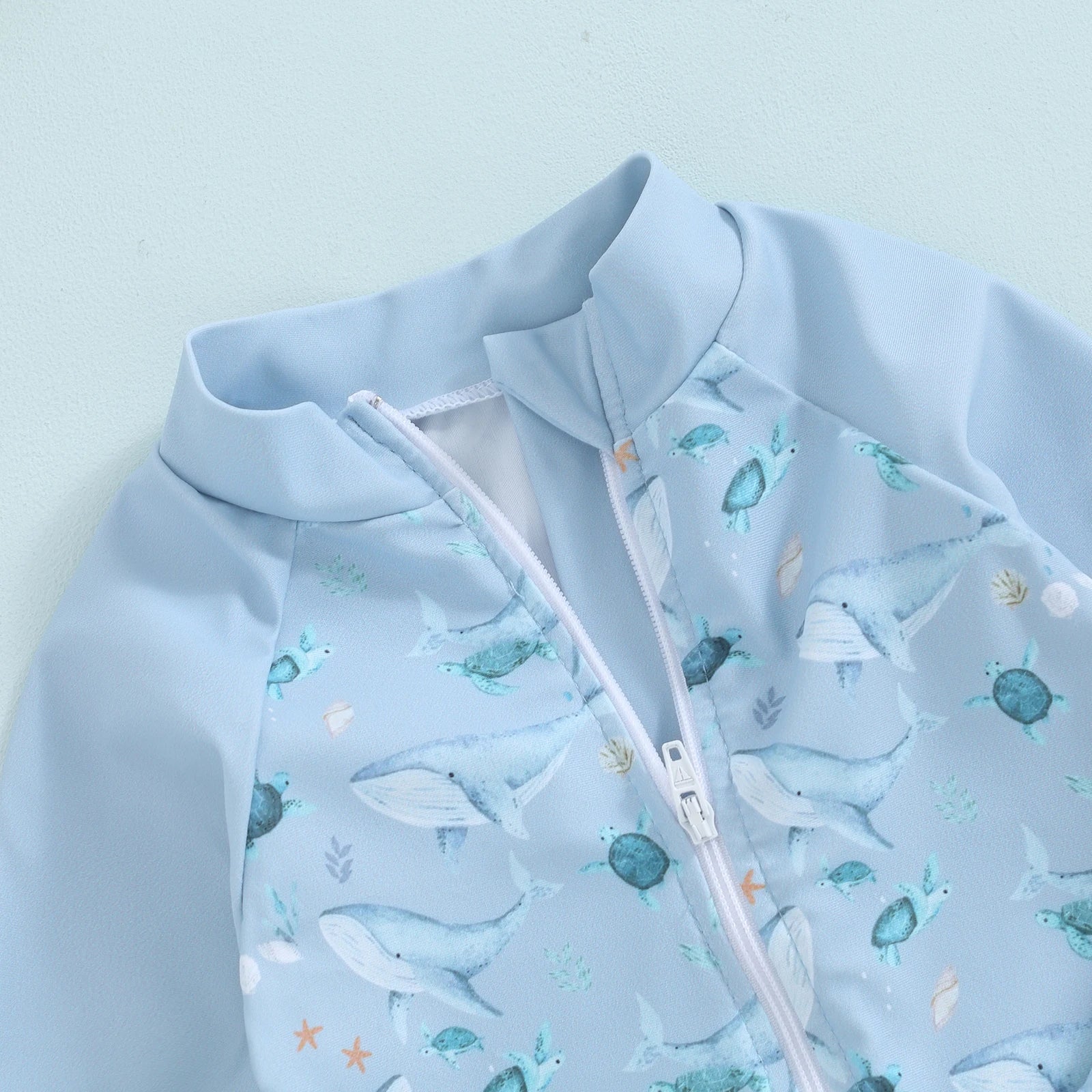 Baby Boy Whale Print Swimwear