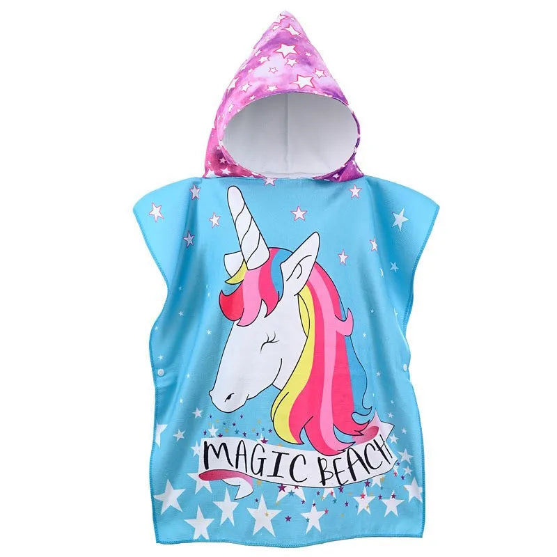 Magic Beach Hooded Beach Towel 0-8 Years
