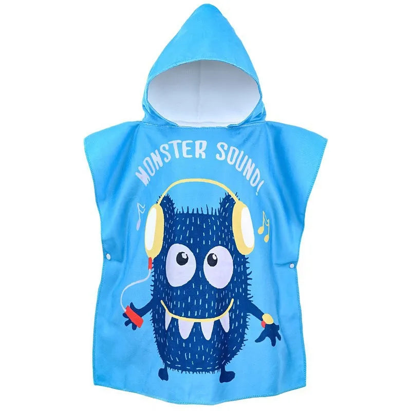 Monster Hooded Beach Towel 0-8 Years