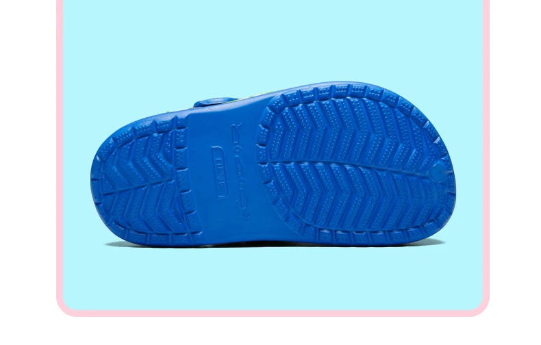 Blue Dinosaur Print Crocs