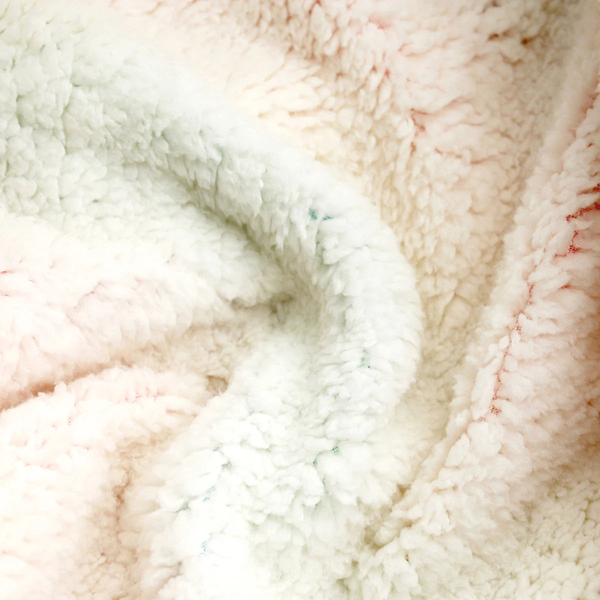 Rainbow Shaggy Blanket Plush Faux Fur Blanket for Kids